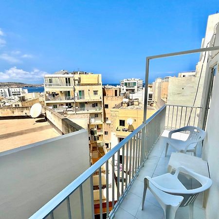 Spacious 2Br Penthouse With A Large Front-Terrace - Close To Bugibba Perched Beach St. Paul's Bay Exterior photo